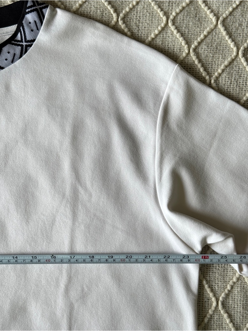 Acne Studios White Tee Size M Unisex Designer Collar Blogger Favorite - Picture 9 of 10